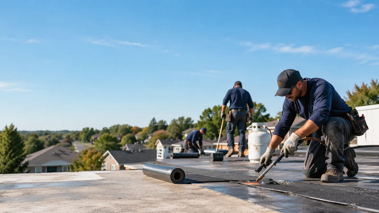 Flat Roof Leak Repair providers in Deputy, IN